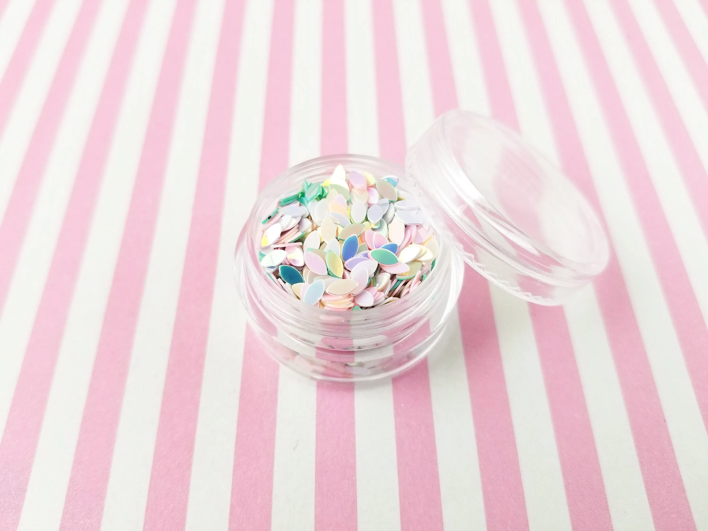 Avalon Gardens Mix Iridescent Shift Marquise Glitter, Kawaii Decoden Glitter, Resin Embellishment, Slime Toppings, U157