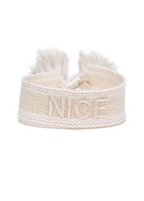 Girls "Nice" Wristband