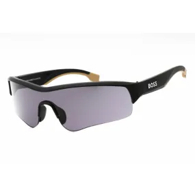 Hugo Boss Men's Sunglasses - Black Shield Plastic Full Rim Frame | BOSS 1607/S 0807 Z8