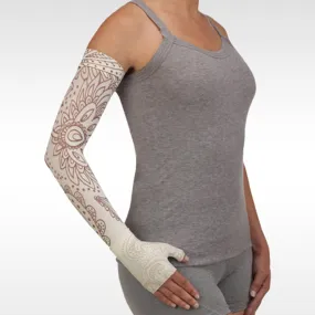 Juzo Soft 2002 Print Boho Chic Ivory Armsleeve 30-40 mmHg