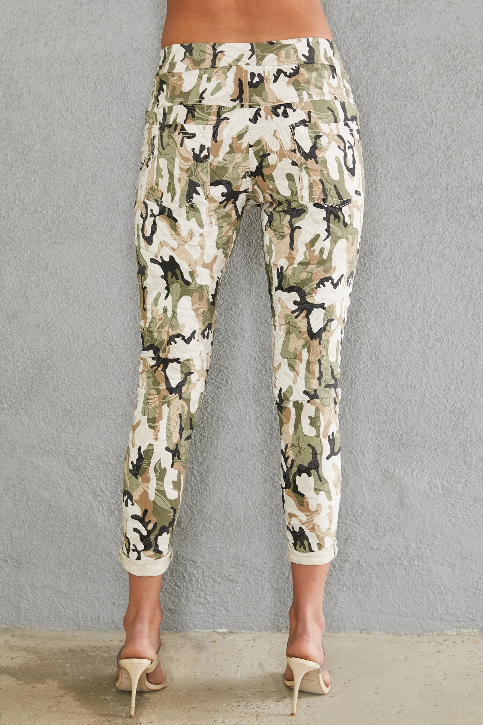 The Floral Camo Print Jogger