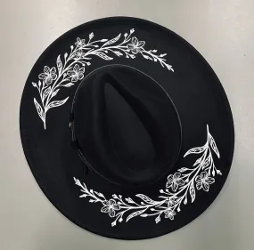 Vegan Felt Hat - XL Brim - Jasmine